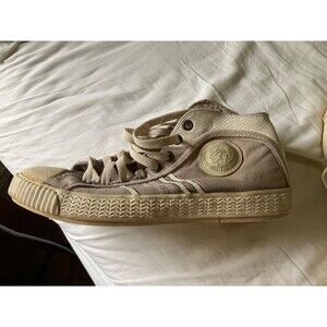 Rare Women Yuk Diesel Canvas Leather  EU 39 High Top Sneaker  Bought Switzerland